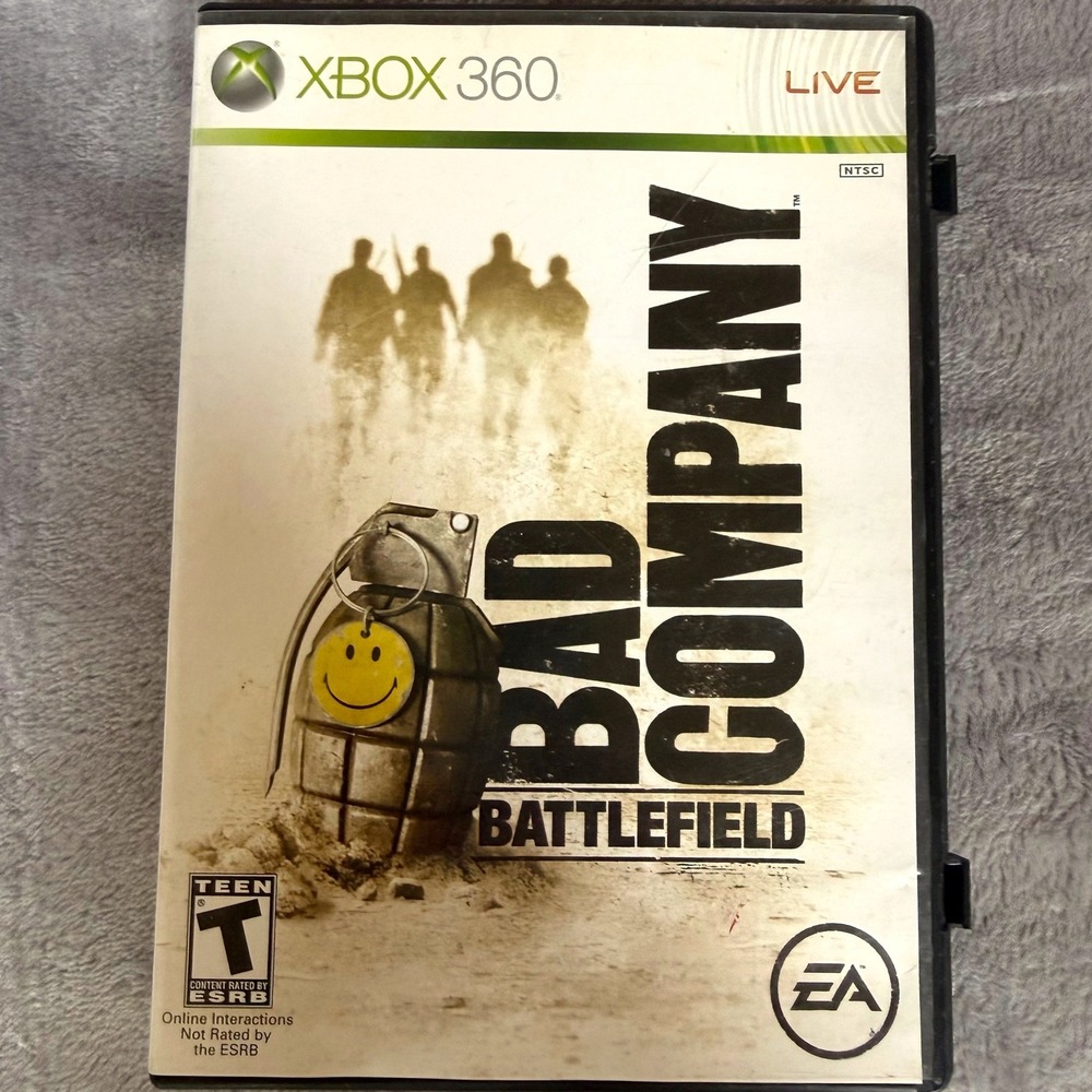 Battlefield Bad Company Xbox 360 Case with Bad Company 2 Ultimate Edition Disc